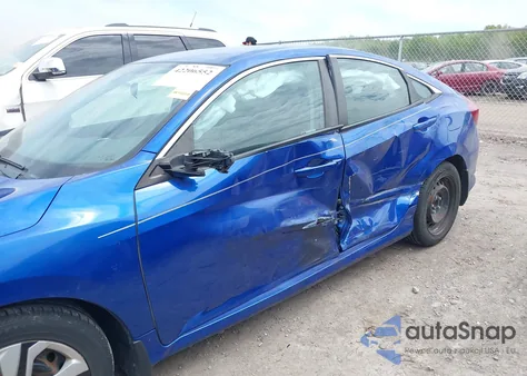 2018 Honda Civic Lx из США, поврежденный, VIN 19XFC2F52JE043733